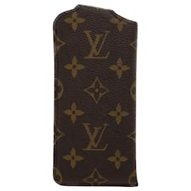 Louis Vuitton-LOUIS VUITTON Monogram Etui Lunettes PM Etui à Lunettes M66545 Auth LV 30086A-Monogramme