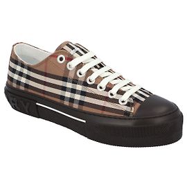 Burberry Herren Jack Check Sneakers aus brauner Baumwolle Andere