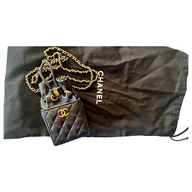 Bolsa micro coletora Chanel Preto