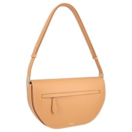 Burberry-Burberry mittelgroße Olympia-Tasche für Damen aus beigem Kalbsleder-Beige