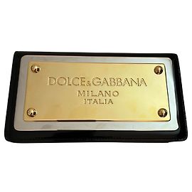 Dolce & Gabbana Handytaschen mit Maxi-Logoplatten Schwarz