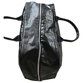 Comme Des Garcons-Comme des Garcons Distressed Leather Boston Travel Bag-Black