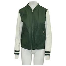 Fendi-Black and Green Jacket-Green