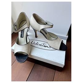 Valentino-Heels-Black,White,Cream,Eggshell
