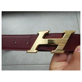 Hermès-Fibbia Hermès H SPEED NUOVA mai indossata in acciaio dorato-Gold hardware