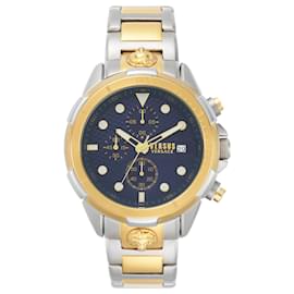 Autre Marque-Versus Versace 6E Arrondissement Chronograph Watch-Golden,Metallic