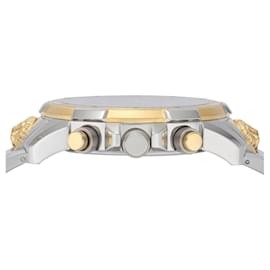 Autre Marque-Versus Versace 6E Arrondissement Chronograph Watch-Golden,Metallic