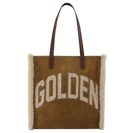 Golden Goose Deluxe Brand California Bag N-S aus brauner Baumwolle Braun