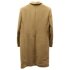 Céline-Celine lined Breasted Trench Coat in Brown Cashmere-Brown