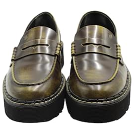 Tod's-Tod's Platform Loafers in Multicolor Leather-Multiple colors