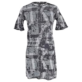 Missoni-Missoni Printed Shift Dress in Metallic Viscose-Metallic
