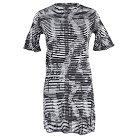 Missoni-Missoni Robe Droite Imprimée en Viscose Métallisée-Métallisé