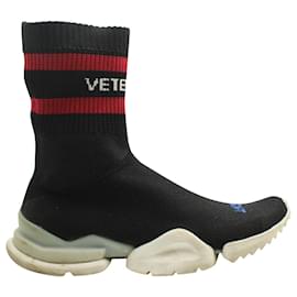 Vêtements-Vetements x Reebok Socks Sneakers in Black Polyester-Black