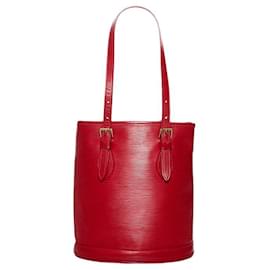 Louis Vuitton-Louis Vuitton Bucket-Red