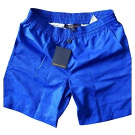 Louis Vuitton Men Shorts Blue