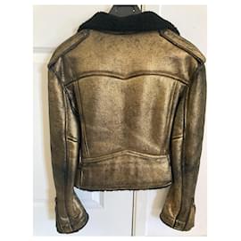 Ralph Lauren-Chaqueta de lana de oro viejo-Dorado