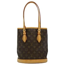 Louis Vuitton-LOUIS VUITTON Monogram Bucket PM Shoulder Bag M42238 LV Auth pt3088-Other