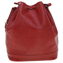 Louis Vuitton-LOUIS VUITTON Epi Noe Bolsa de Ombro Vermelho M44007 LV Auth pt3163-Vermelho