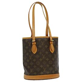 Louis Vuitton-LOUIS VUITTON Monogram Bucket PM Shoulder Bag M42238 LV Auth pt2995-Other