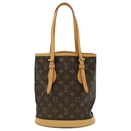 Louis Vuitton-LOUIS VUITTON Monogram Bucket PM Shoulder Bag M42238 LV Auth pt3034-Other
