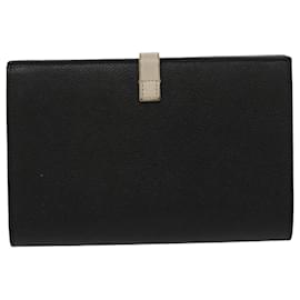 Céline-CELINE Wallet Leather Black Auth ar7241-Black