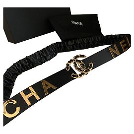Chanel belt Black