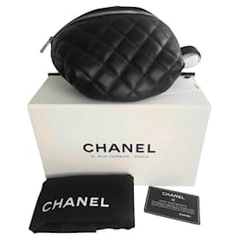 Chanel-Bolso Chanel cinturón negro . neuf-Negro
