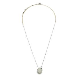 Hermès SADDLE NAIL SILVER PENDANT Silvery