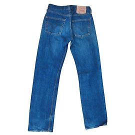 vaqueros Levi's 501 W 27 (T 36) Azul