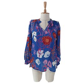 Autre Marque Blusa de seda Dea Kudibal Multicolor