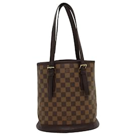 Louis Vuitton-LOUIS VUITTON Damier Ebene Marais Bucket Shoulder Bag N42240 LV Auth pt3198-Other