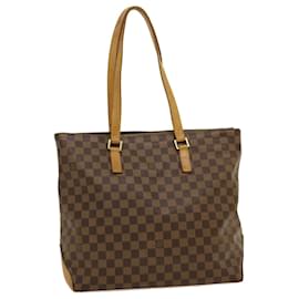 Louis Vuitton-LOUIS VUITTON Damier Ebene Cabas Mezzo Tote Bag LV Auth 30266-Other