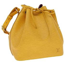 Louis Vuitton-LOUIS VUITTON Epi Petit Noe Bolsa de Ombro Tassili Yellow M44109 LV Auth pt3046NO-Outro