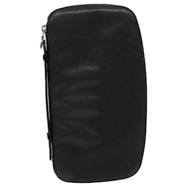 Louis Vuitton-LOUIS VUITTON Taiga Organizer Atoll Travel Case Black M30652 LV Auth rz412-Black