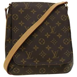 Louis Vuitton-LOUIS VUITTON Monogram Musette Salsa Sac à Bandoulière Court M51258 LV Auth ro386-Monogramme