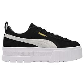 Puma Baskets Mayze en Cuir Suédé Noir Noir