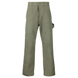 Palm Angels-Palm Angels Pantalon à poches plaquées-Green