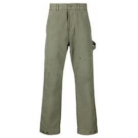 Palm Angels-Palm Angels Patch Pocket Trousers-Green