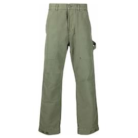 Palm Angels-Palm Angels Patch Pocket Trousers-Green