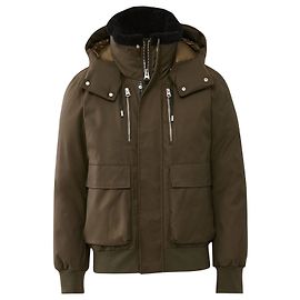 MACKAGE - ROWAN Army Bomber Jacket Brown