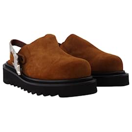 Toga Pulla-AJ1217 - Brown Leather Sandals-Brown