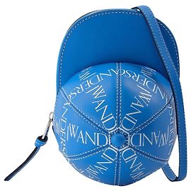 JW Anderson Bolsa Midi Cap em Couro Azul Azul