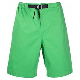 Kenzo-Kenzo Shorts with buckle detail-Green
