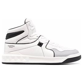 Valentino Garavani- Baskets montantes One Stud Blanc