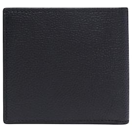 Alexander Mcqueen-Alexander McQueen Folding Leather Wallet-Black