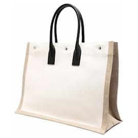 Saint Laurent-Saint Laurent Left Bank tote bag-Beige