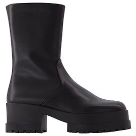 Robert Clergerie Botas Wilmer em couro preto Preto