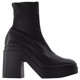 Robert Clergerie Nina8 Botas em couro preto Preto