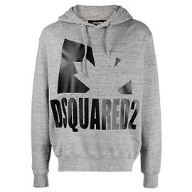 Dsquared2 Blatt Hoodie Grau & Schwarz Grau