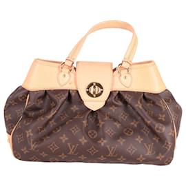 Louis Vuitton-Louis Vuitton Boetie PM Monogram Bag aus braunem Leder-Andere